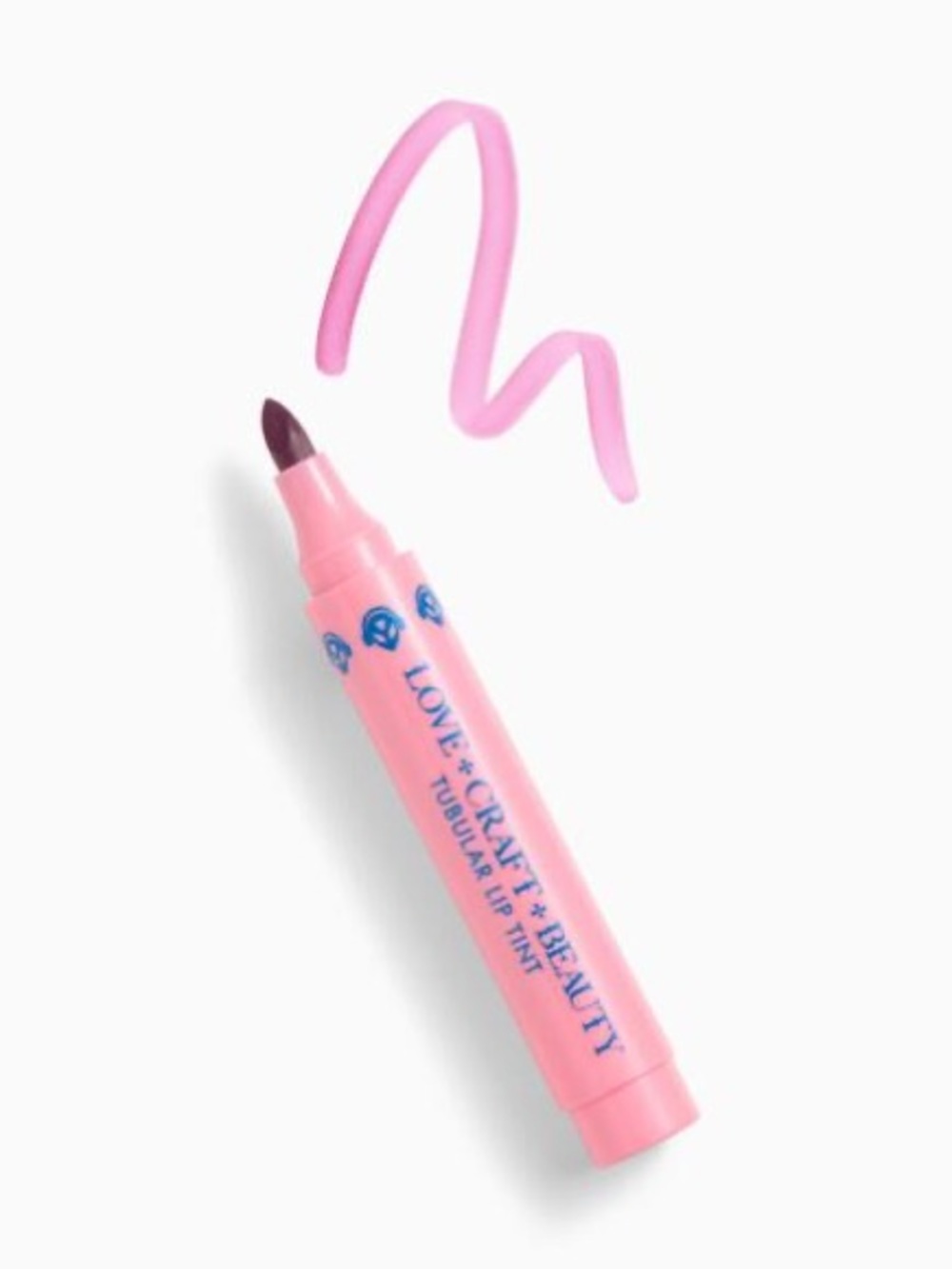 Love Craft Beauty Tubular Lip Tint in Cassette Crush Rosy Pink Lip Liner